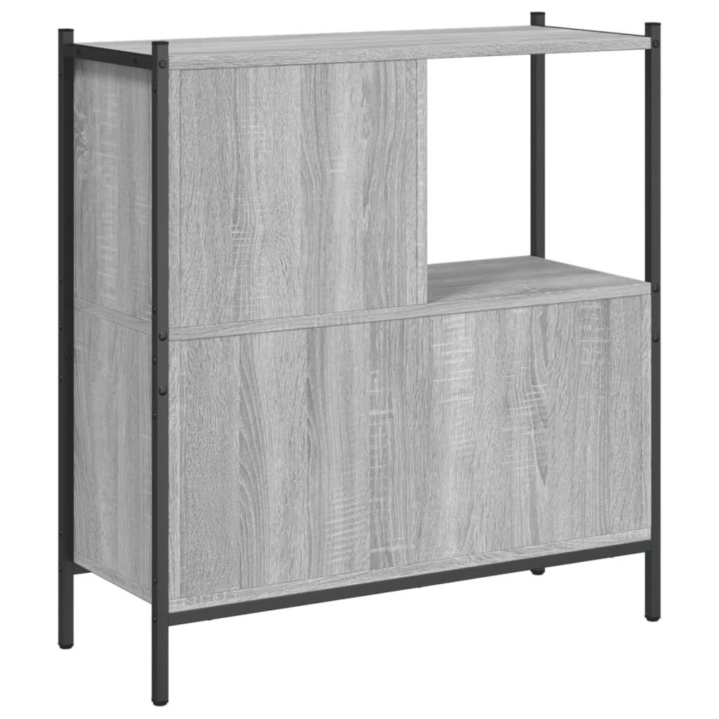 Bookshelf Gray Sonoma 72x28x77.5 cm Wood Material