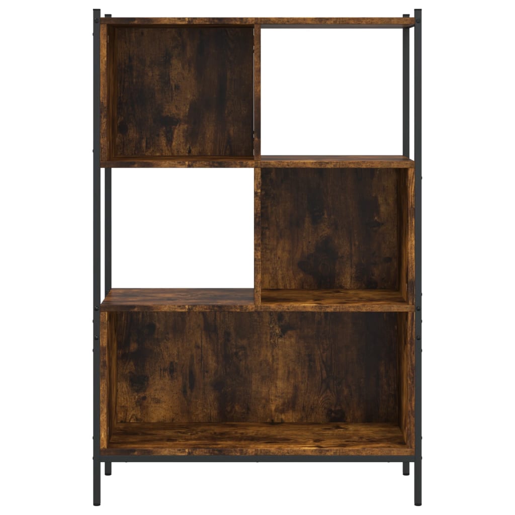 Bookshelf Smoked Oak 72x28x109 cm Wood Material