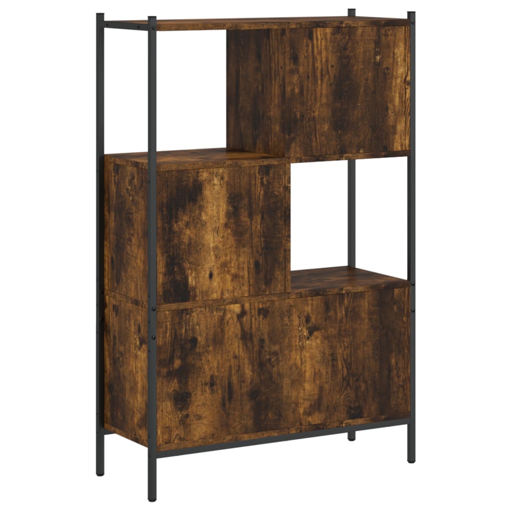 Bookshelf Smoked Oak 72x28x109 cm Wood Material