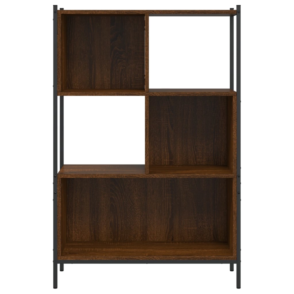 Bookshelf Brown Oak Look 72x28x109 cm Wood Material