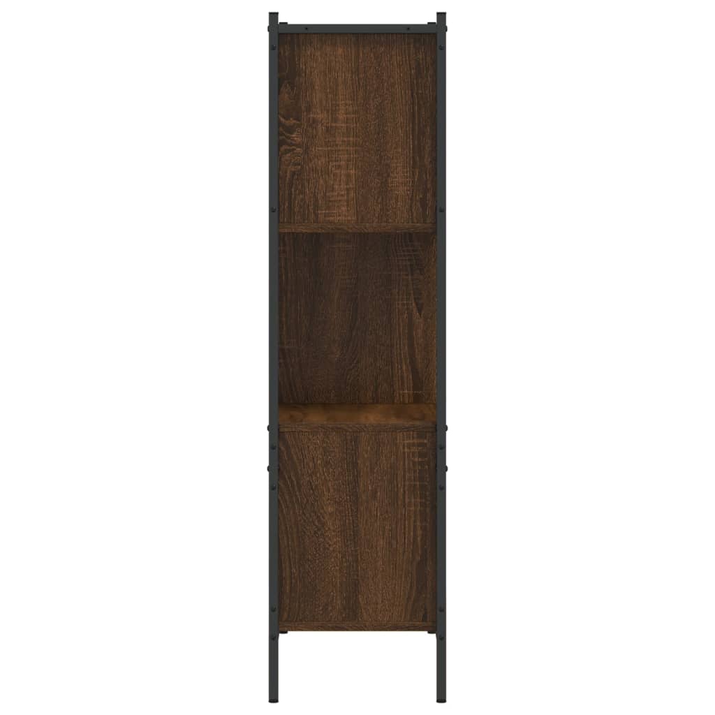 Bookshelf Brown Oak Look 72x28x109 cm Wood Material