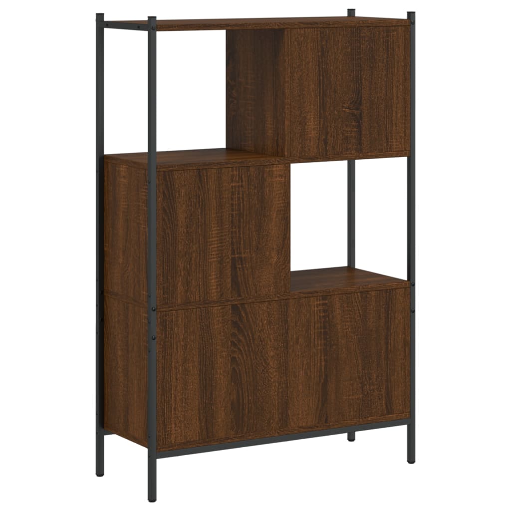 Bookshelf Brown Oak Look 72x28x109 cm Wood Material