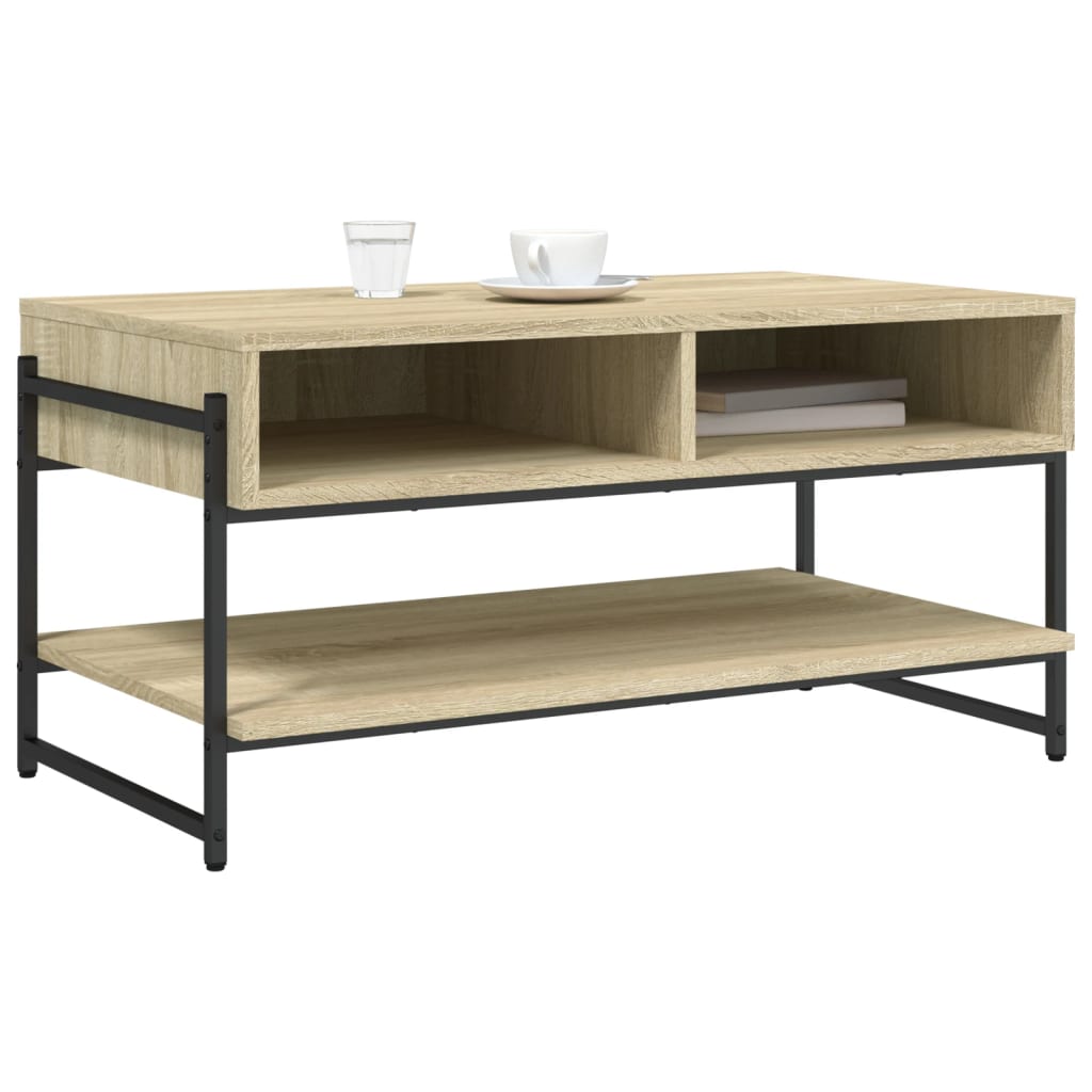 Coffee table Sonoma oak 90x50x45 cm wood material