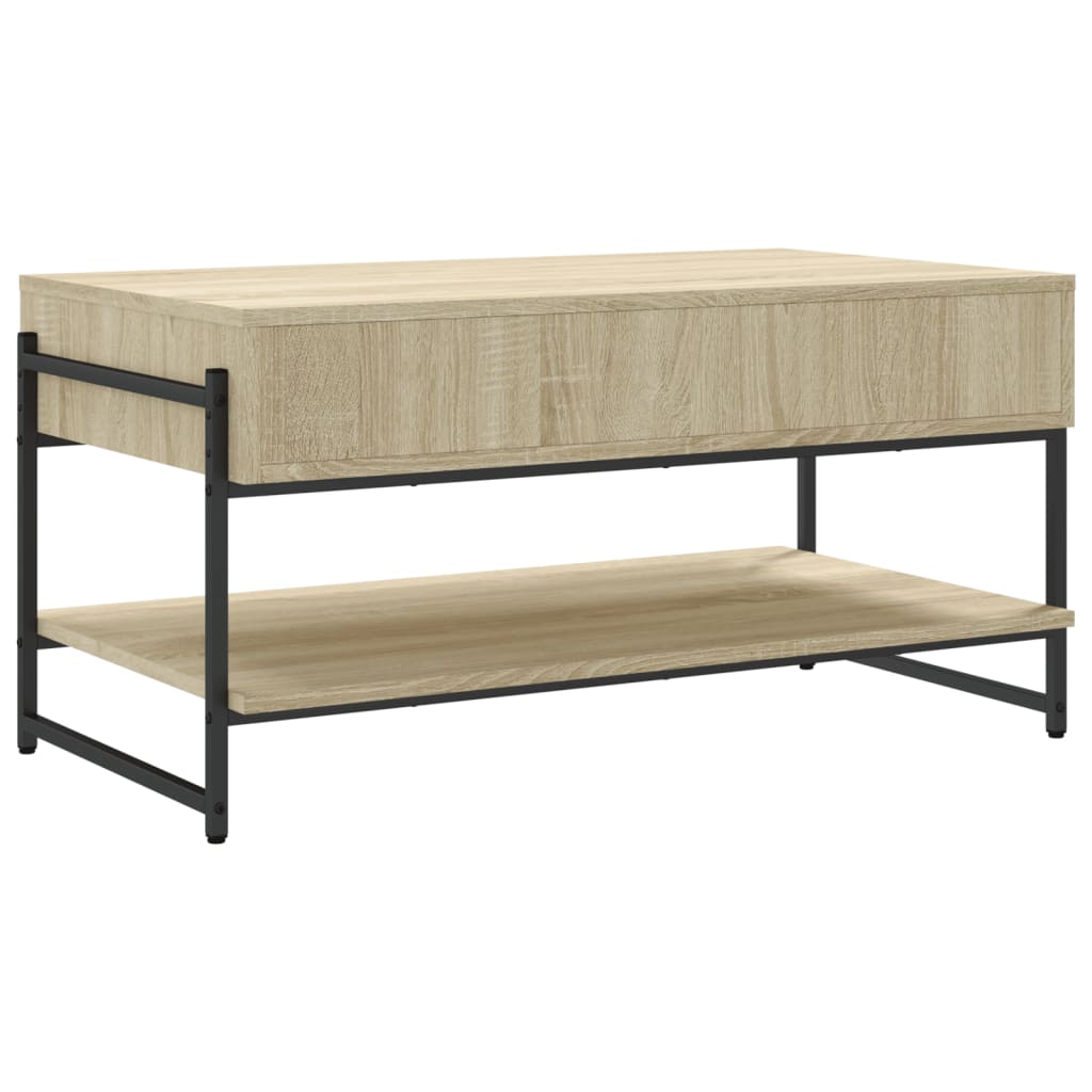 Coffee table Sonoma oak 90x50x45 cm wood material