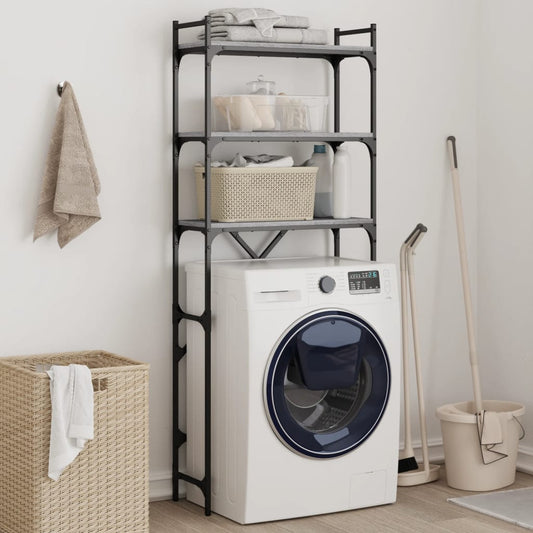 Etagère pour lave-linge Sonoma gris 67x25x163 cm en bois