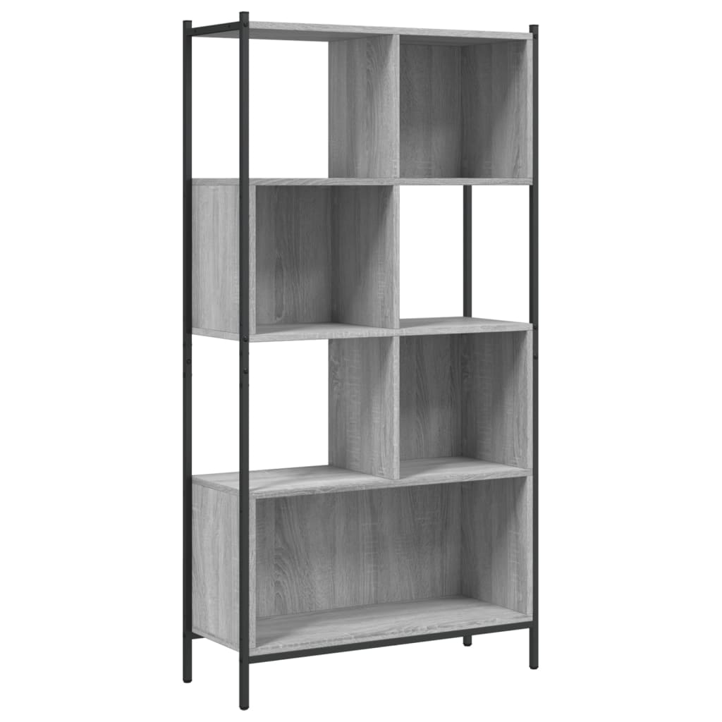Bookshelf Grey Sonoma 72x28x172 cm wood material