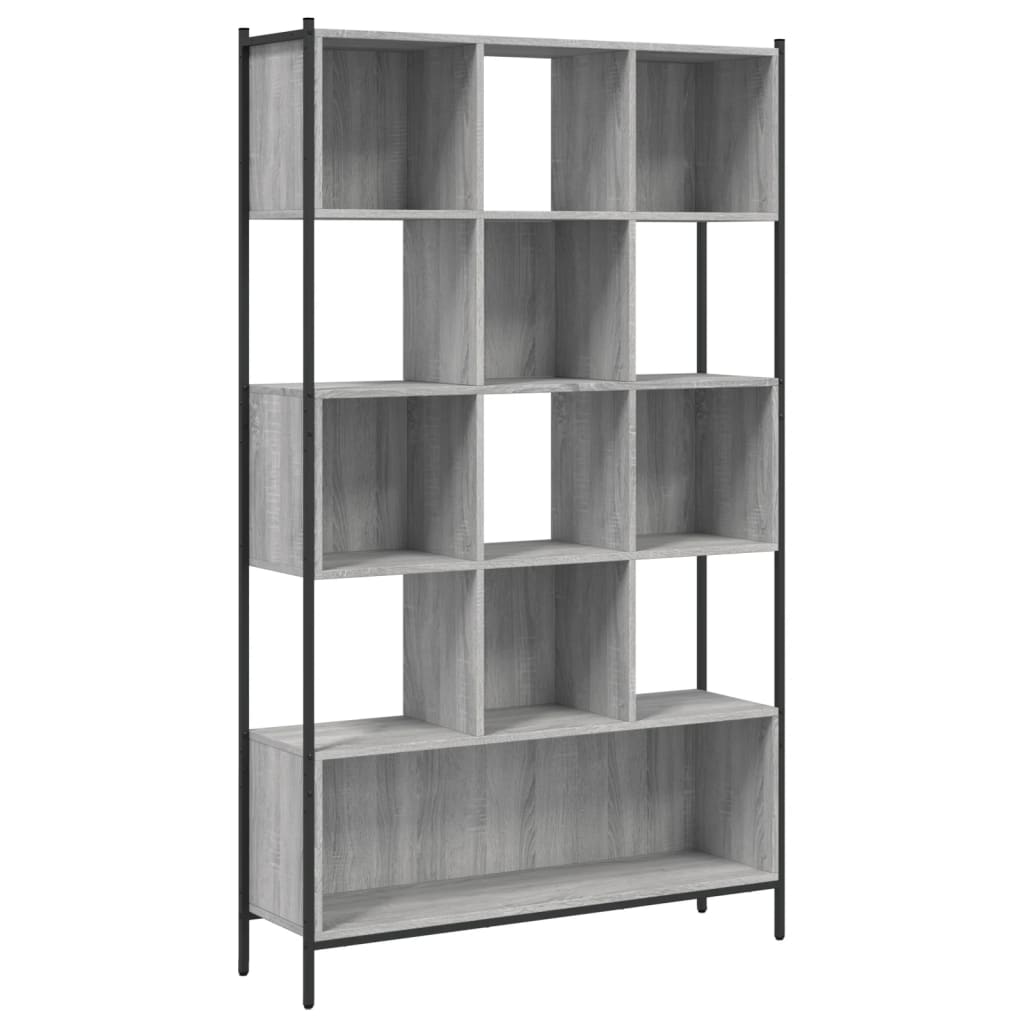 Bookshelf Grey Sonoma 102x28x172 cm wood material
