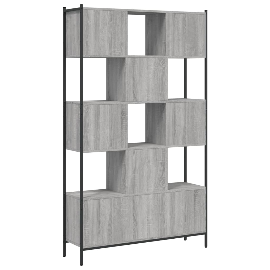 Bookshelf Grey Sonoma 102x28x172 cm wood material