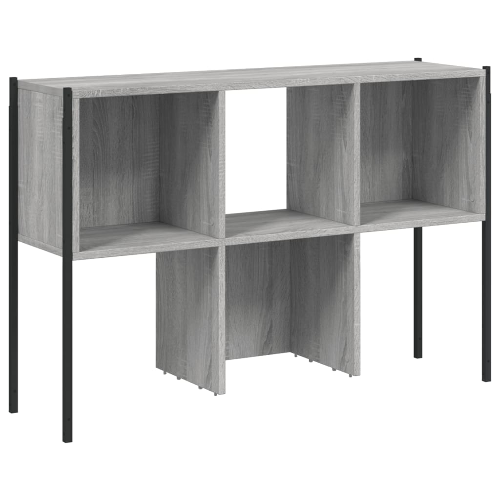 Bookshelf Grey Sonoma 102x28x172 cm wood material
