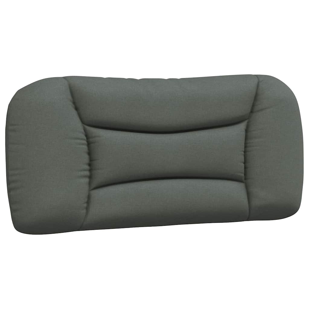 Bettgestell ohne Matratze "Hvar" Dunkelgrau 80x200 cm Stoff