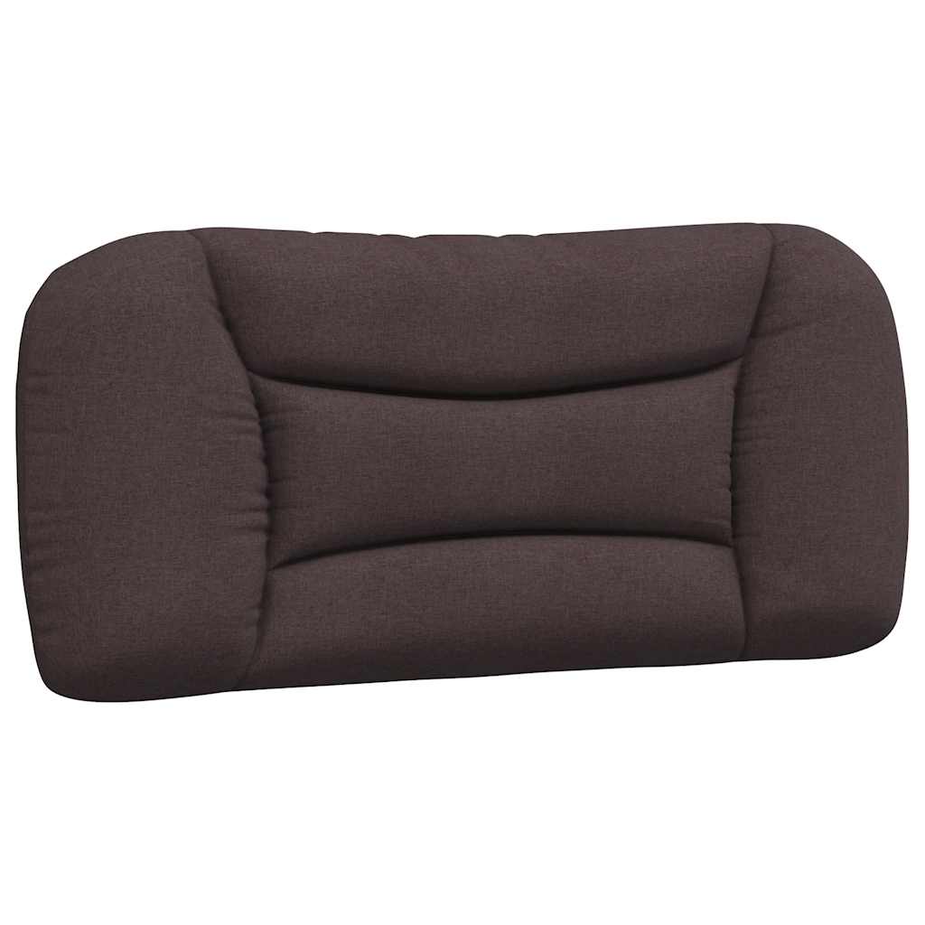 Bettgestell ohne Matratze "Hvar" Dunkelbraun 90x190 cm Stoff