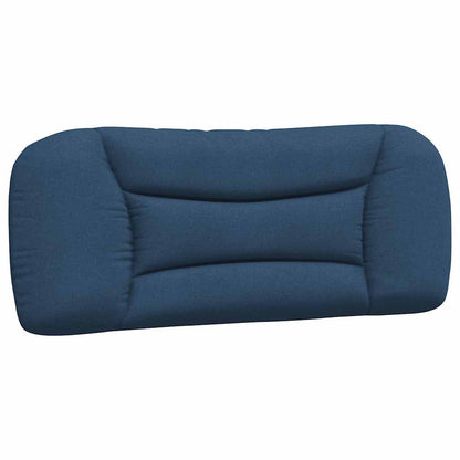 Bettgestell ohne Matratze "Hvar" Blau 100x200 cm Stoff