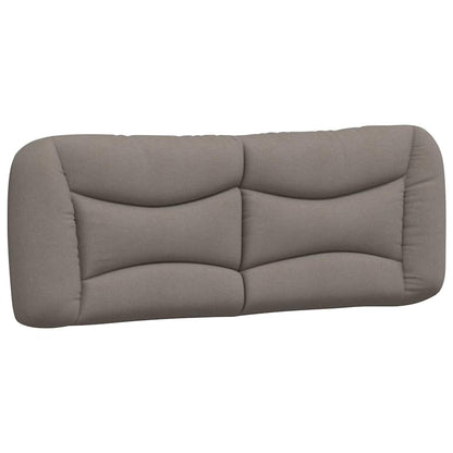Bettgestell ohne Matratze "Hvar" Taupe 120x200 cm Stoff