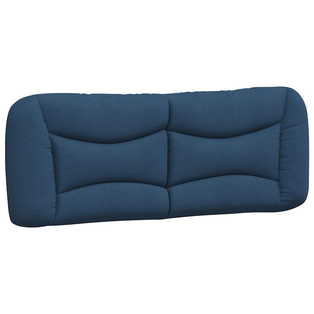 Bettgestell ohne Matratze "Hvar" Blau 120x200 cm Stoff