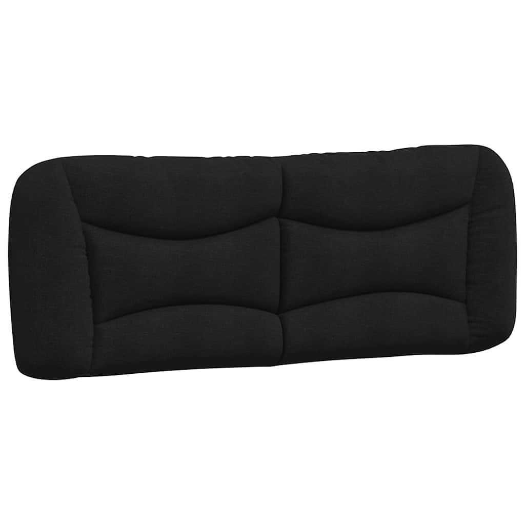 Bettgestell ohne Matratze "Hvar" Schwarz 140x190 cm Stoff
