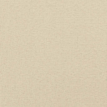 Bettgestell ohne Matratze "Hvar" Creme 140x190 cm Stoff