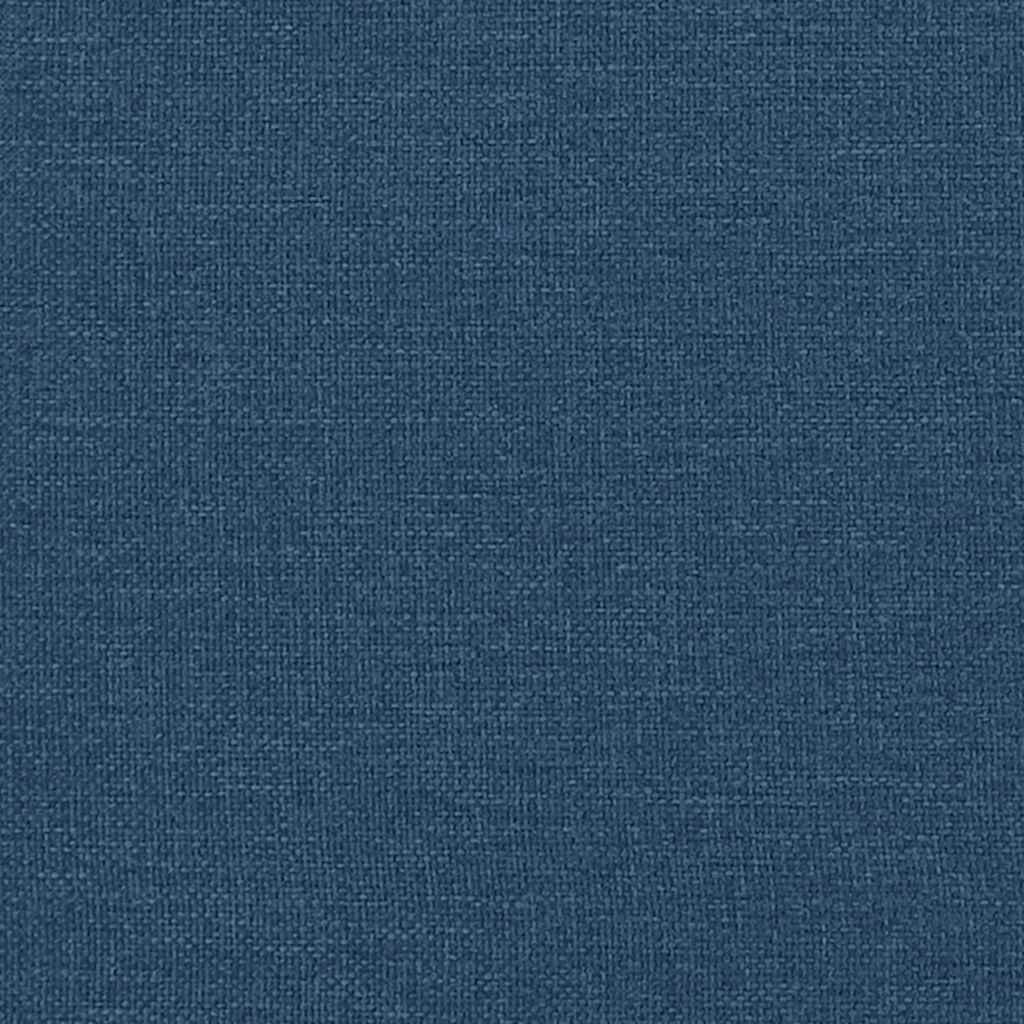 Bettgestell ohne Matratze "Hvar" Blau 140x190 cm Stoff