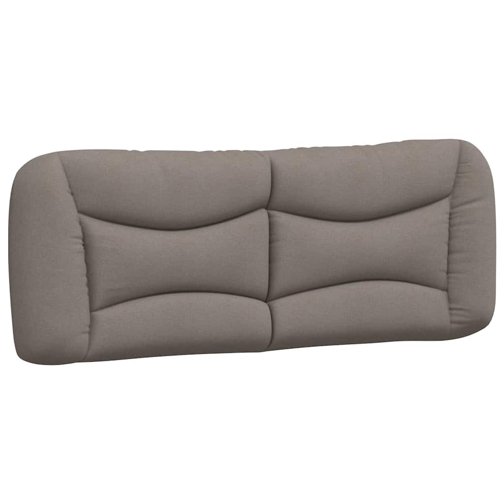 Bettgestell ohne Matratze "Hvar" Taupe 140x200 cm Stoff