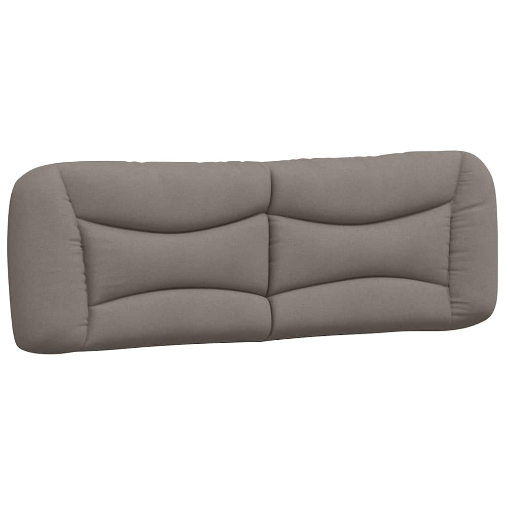 Bettgestell ohne Matratze "Hvar" Taupe 160x200 cm Stoff