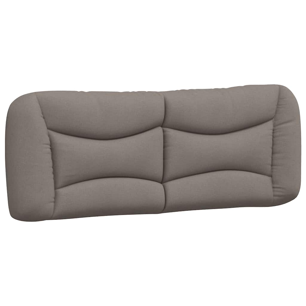 Bettgestell ohne Matratze "Hvar" Taupe 180x200 cm Stoff