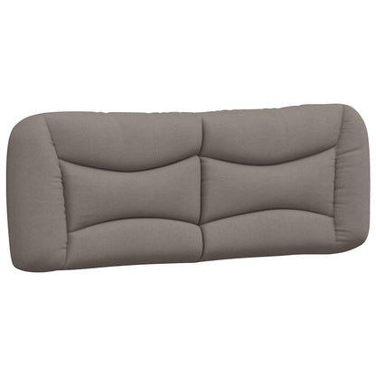 Bettgestell ohne Matratze "Hvar" Taupe 180x200 cm Stoff