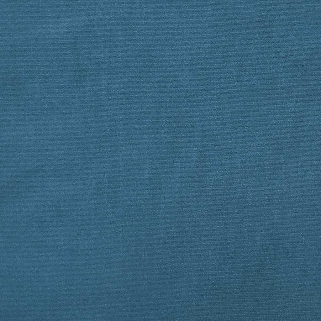 Bettgestell ohne Matratze "Hanko" Blau 80x200 cm Samt