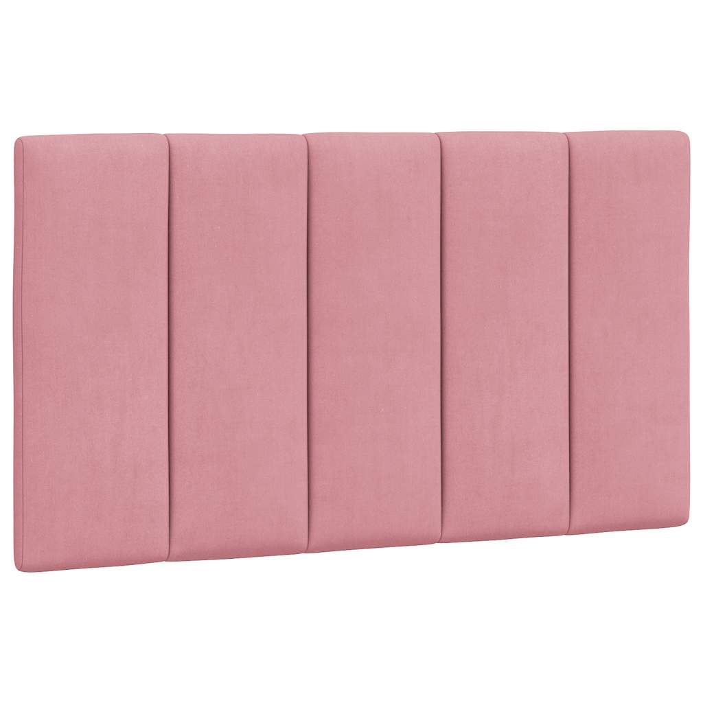 Bettgestell ohne Matratze "Hanko" Rosa 80x200 cm Samt