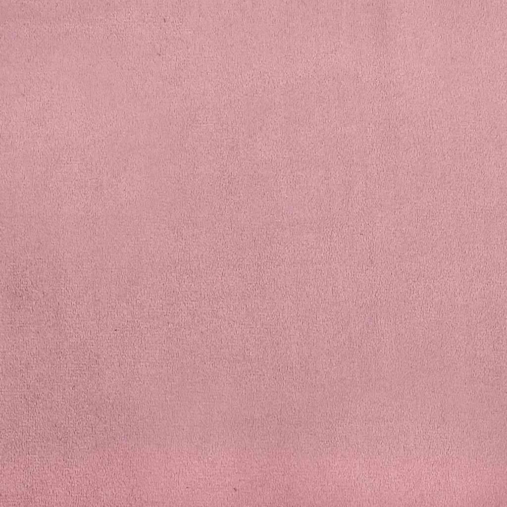 Bettgestell ohne Matratze "Hanko" Rosa 80x200 cm Samt