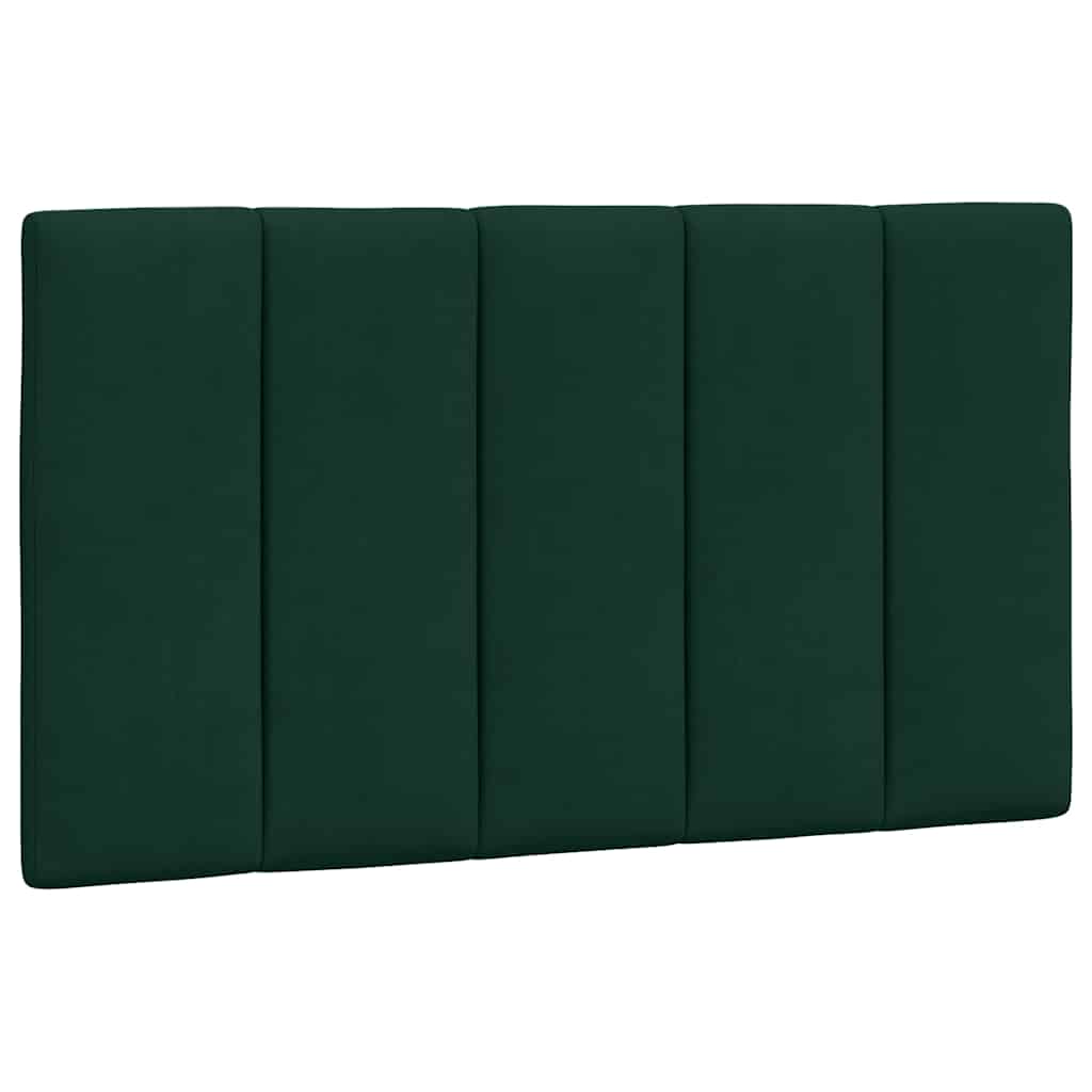 Bettgestell ohne Matratze "Hanko" Dunkelgrün 90x200 cm Samt