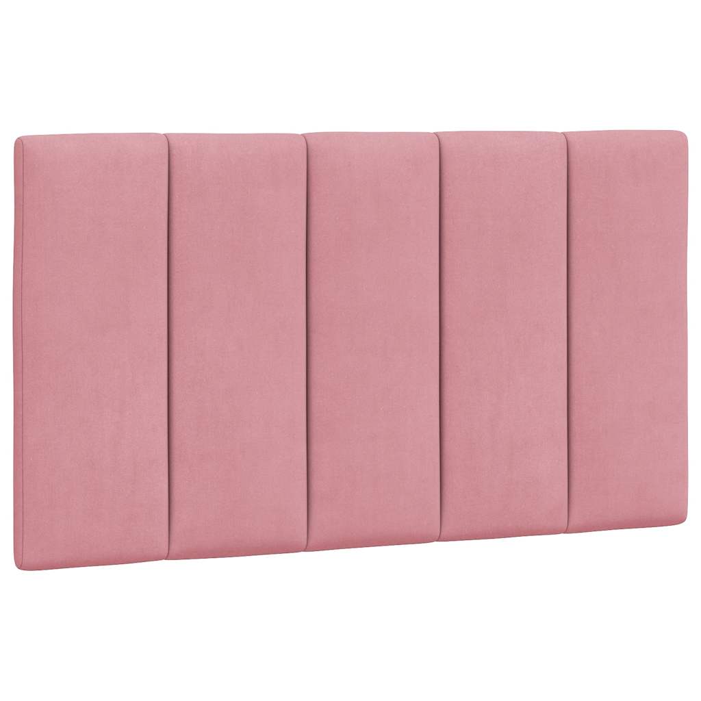 Bettgestell ohne Matratze "Hanko" Rosa 90x200 cm Samt