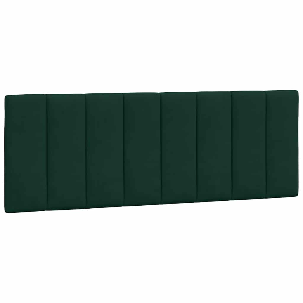 Bettgestell ohne Matratze "Hanko" Dunkelgrün 140x190 cm Samt