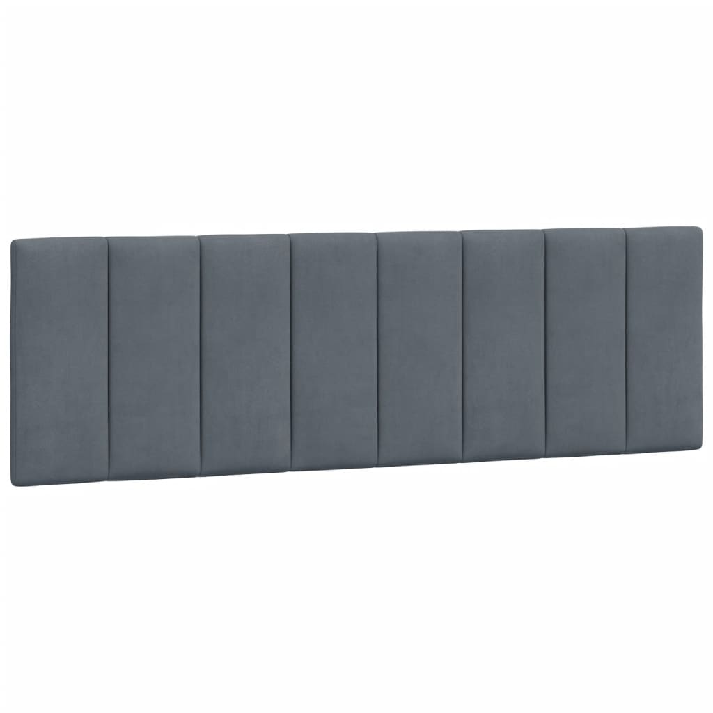 Bed frame without mattress dark grey 160x200 cm velvet