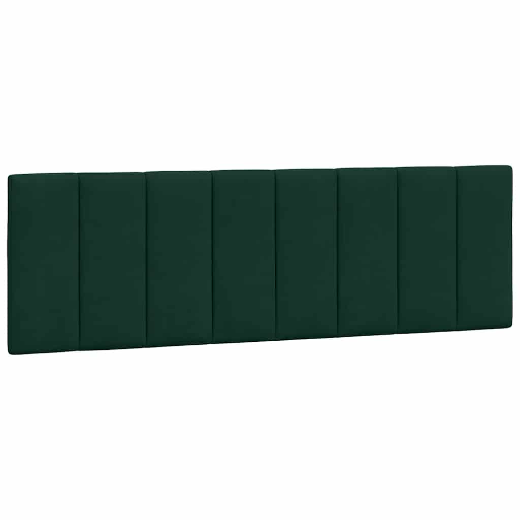 Bettgestell ohne Matratze "Hanko" Dunkelgrün 160x200 cm Samt