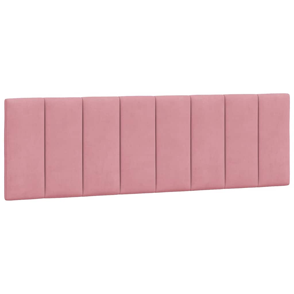 Bettgestell ohne Matratze "Hanko" Rosa 160x200 cm Samt