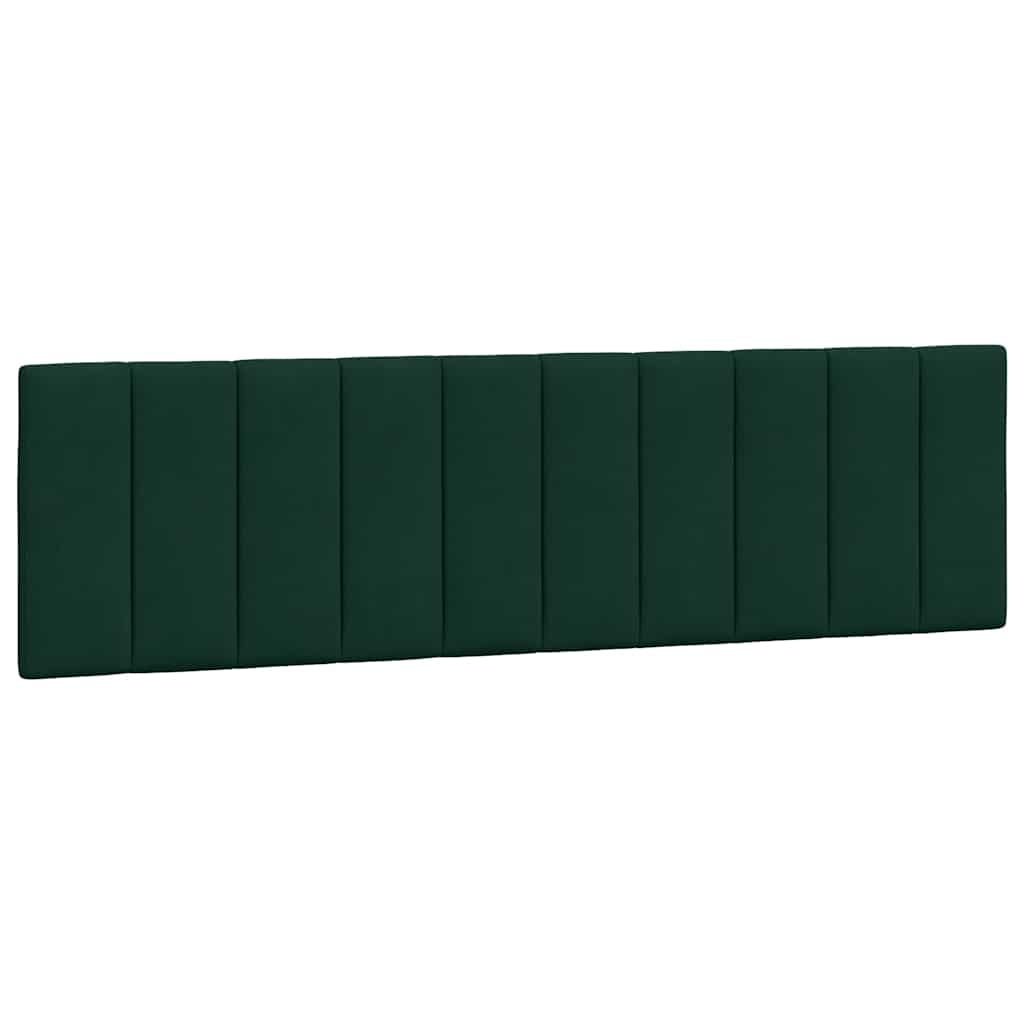 Bettgestell ohne Matratze "Hanko" Dunkelgrün 180x200 cm Samt