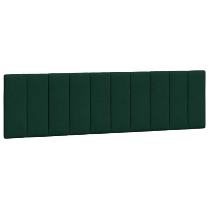 Bettgestell ohne Matratze "Hanko" Dunkelgrün 180x200 cm Samt
