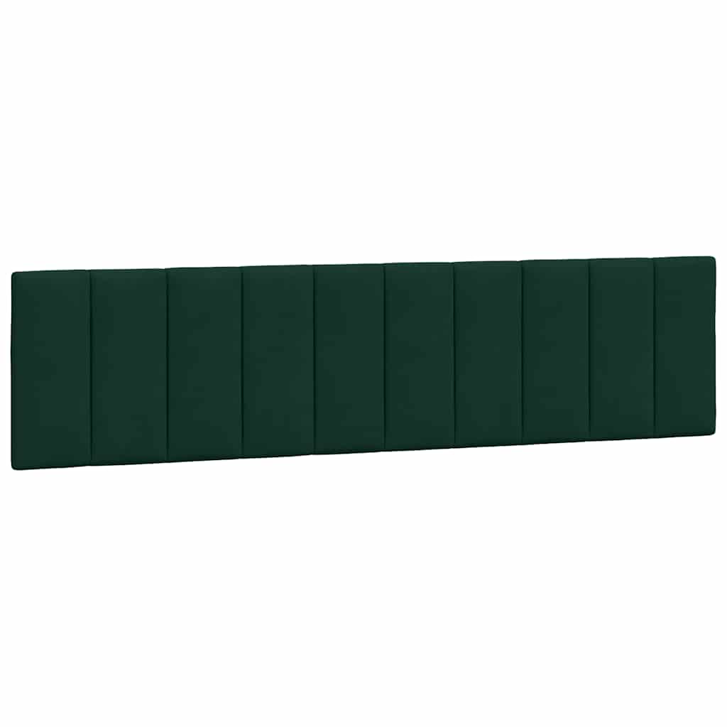 Bettgestell ohne Matratze "Hanko" Dunkelgrün 200x200 cm Samt