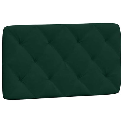 Bettgestell ohne Matratze Dunkelgrün 90x190 cm Samt