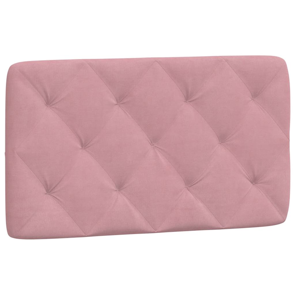 Bettgestell ohne Matratze Rosa 90x190 cm Samt