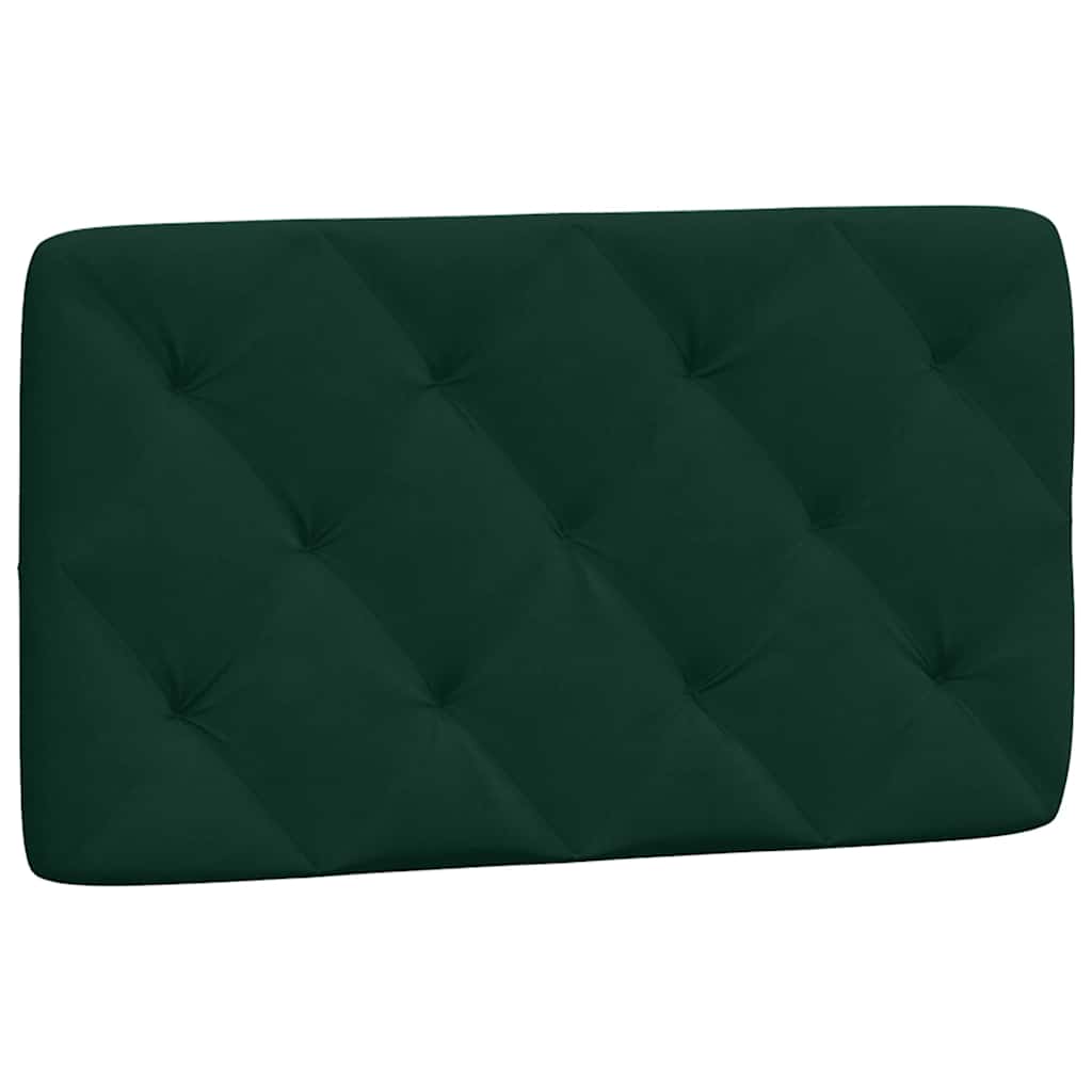 Bettgestell ohne Matratze Dunkelgrün 90x200 cm Samt