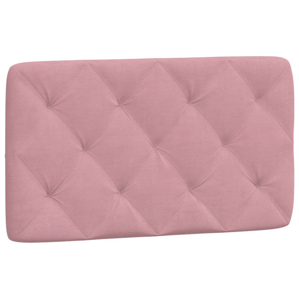 Bettgestell ohne Matratze Rosa 90x200 cm Samt