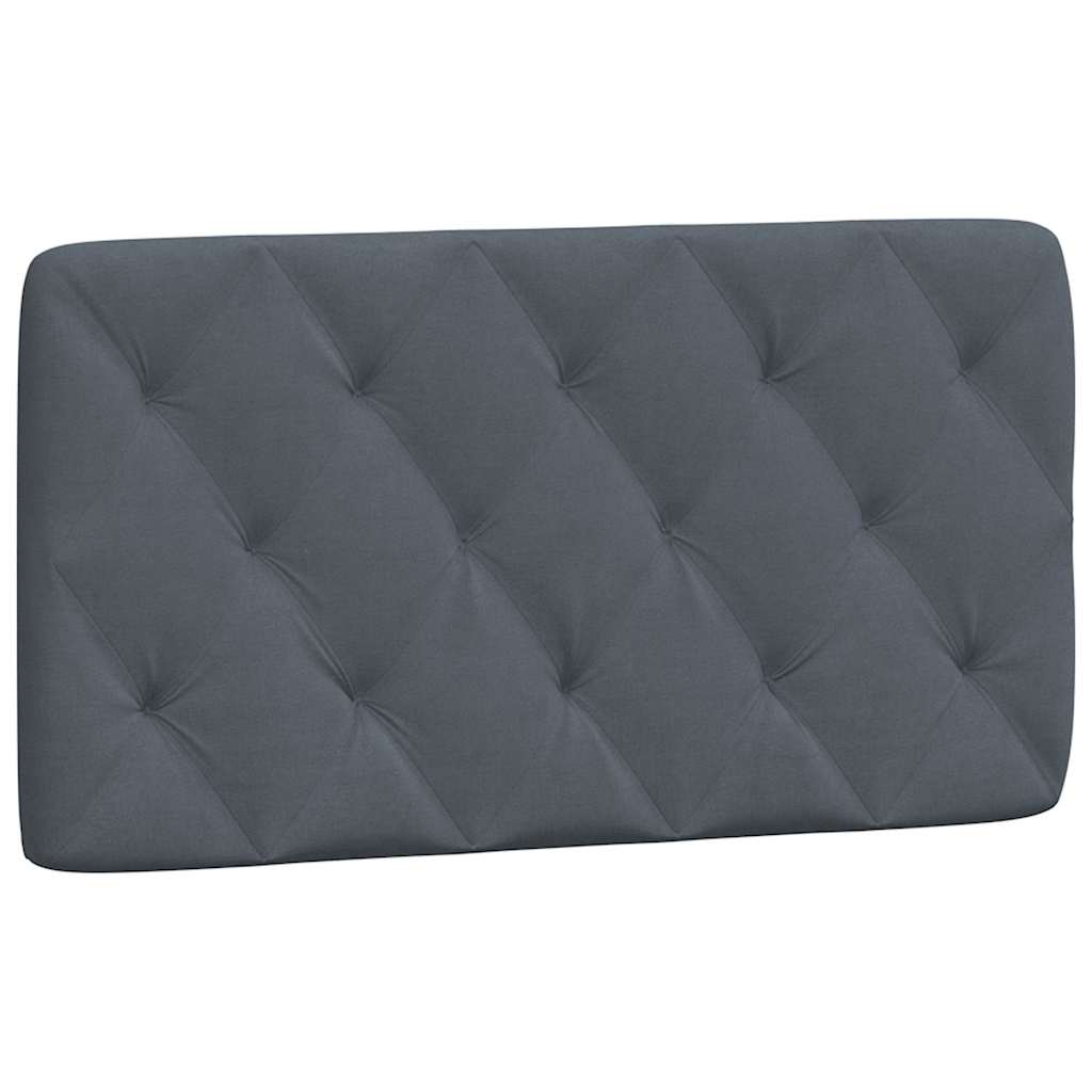 Bettgestell ohne Matratze Dunkelgrau 100x200 cm Samt