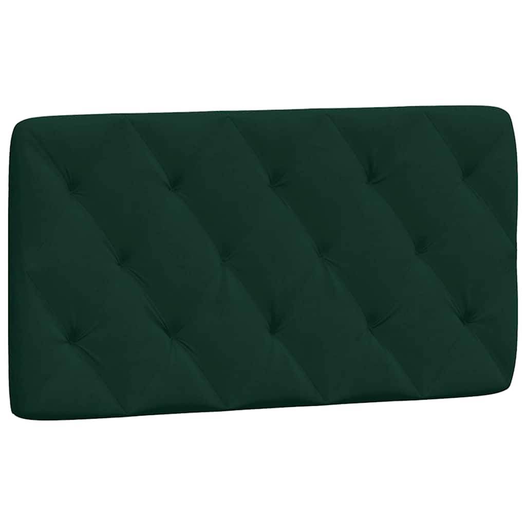 Bettgestell ohne Matratze Dunkelgrün 100x200 cm Samt