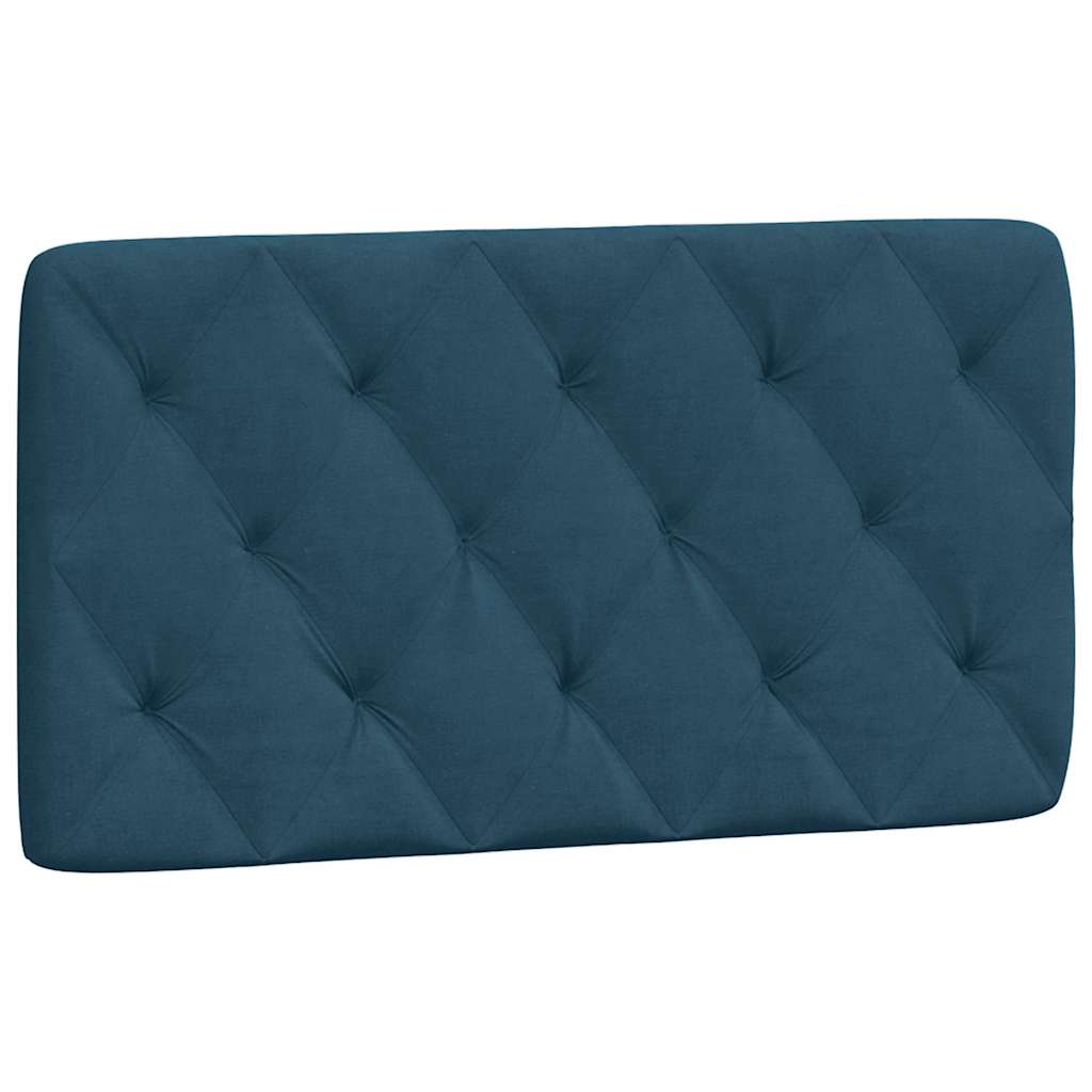 Bettgestell ohne Matratze Blau 100x200 cm Samt