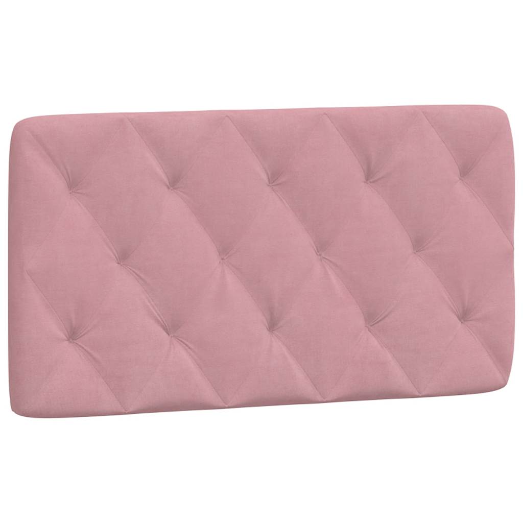 Bettgestell ohne Matratze Rosa 100x200 cm Samt