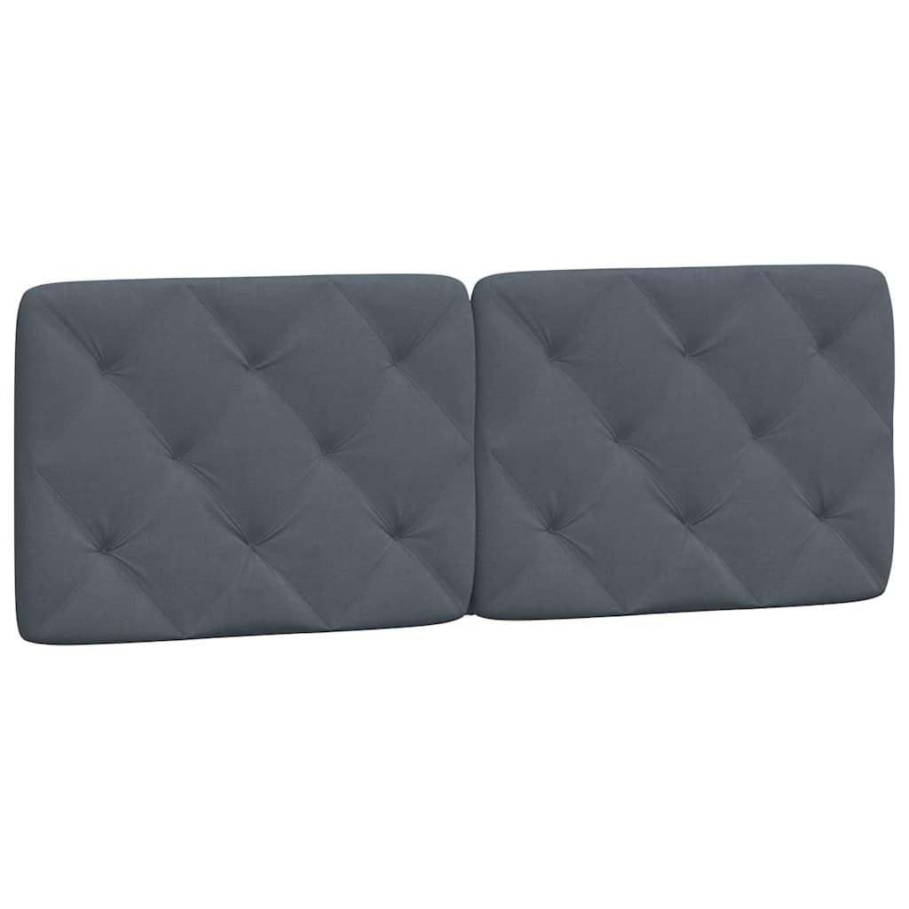 Bettgestell ohne Matratze Dunkelgrau 120x200 cm Samt