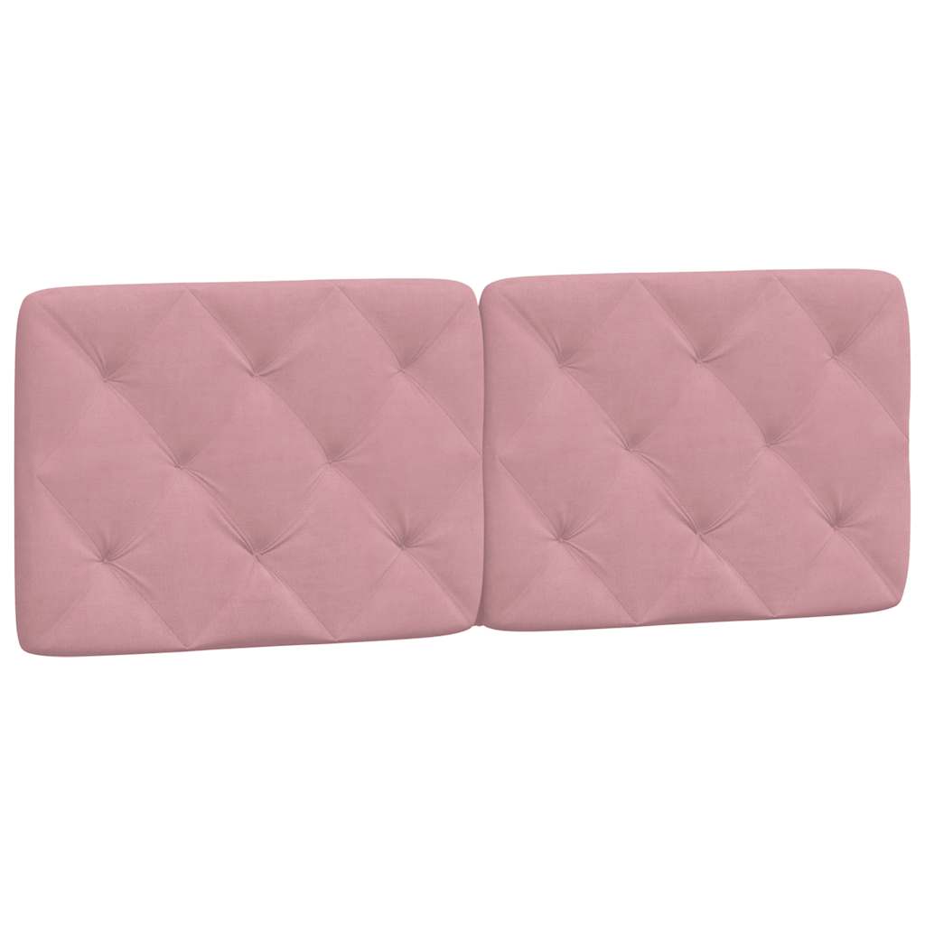 Bettgestell ohne Matratze Rosa 120x200 cm Samt