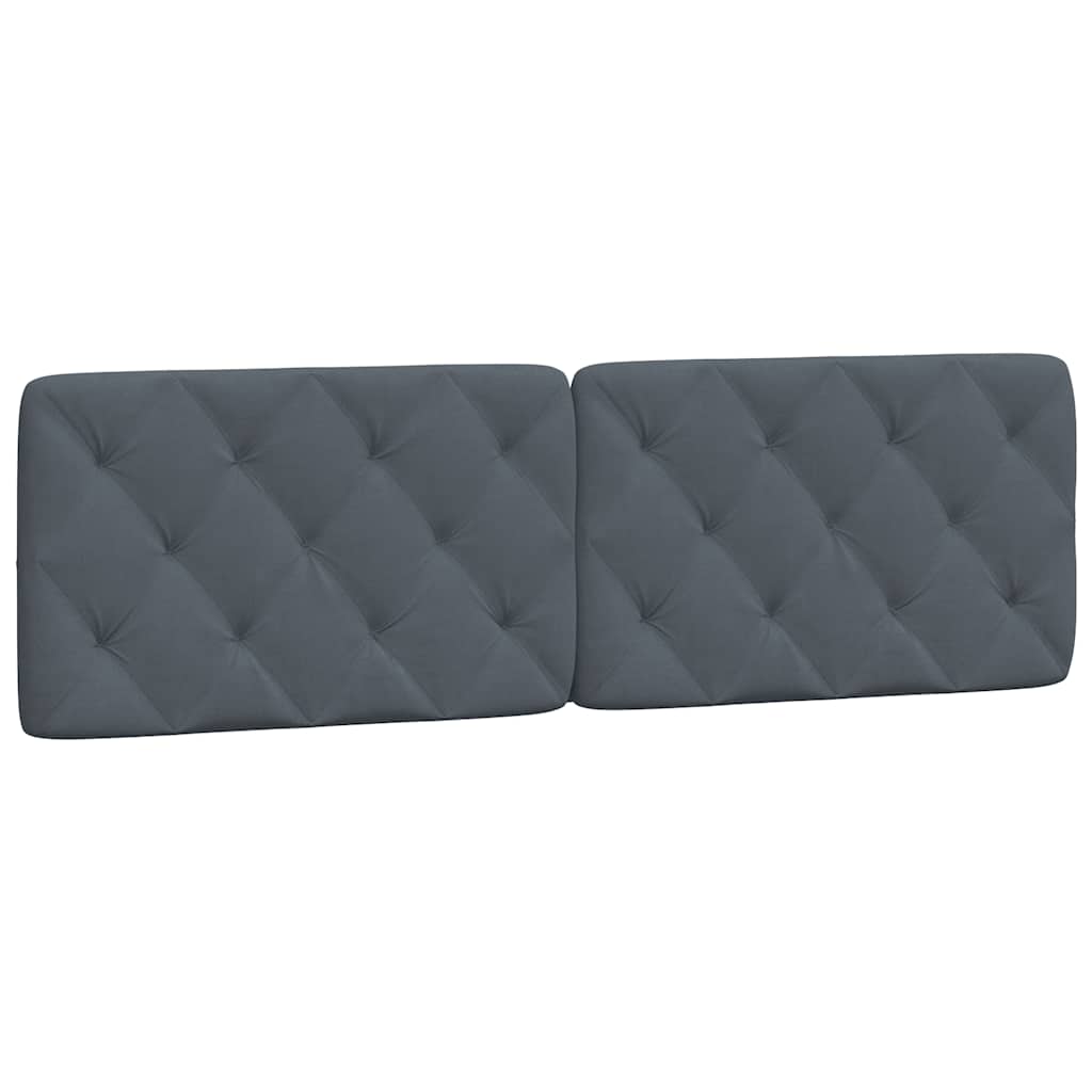 Bettgestell ohne Matratze Dunkelgrau 160x200 cm Samt