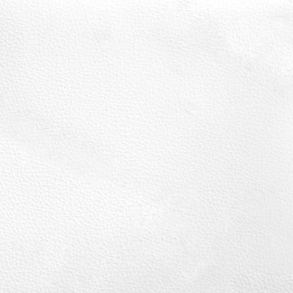 Bettgestell ohne Matratze "Hvar" Weiß 120x200 cm Kunstleder
