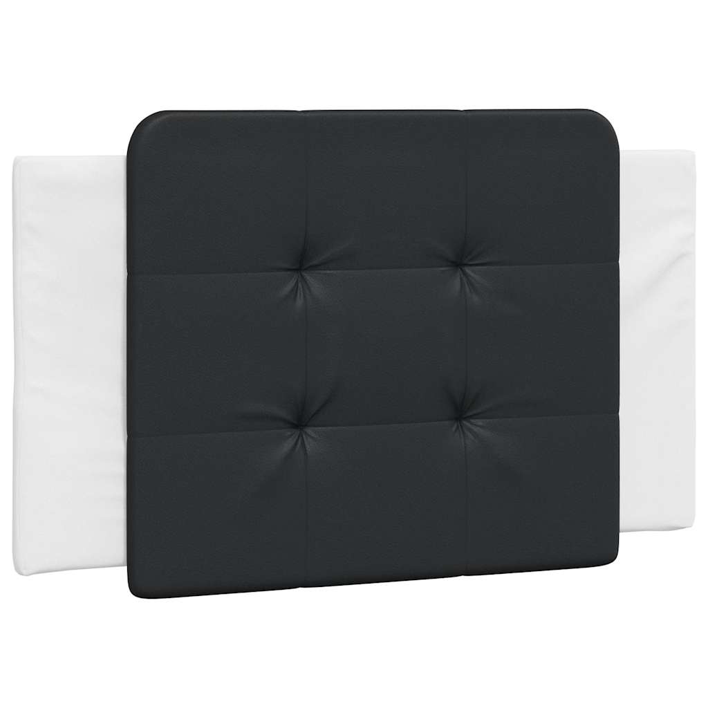 Bettgestell ohne Matratze "Zadar" Weiß und Schwarz 90x200 cm